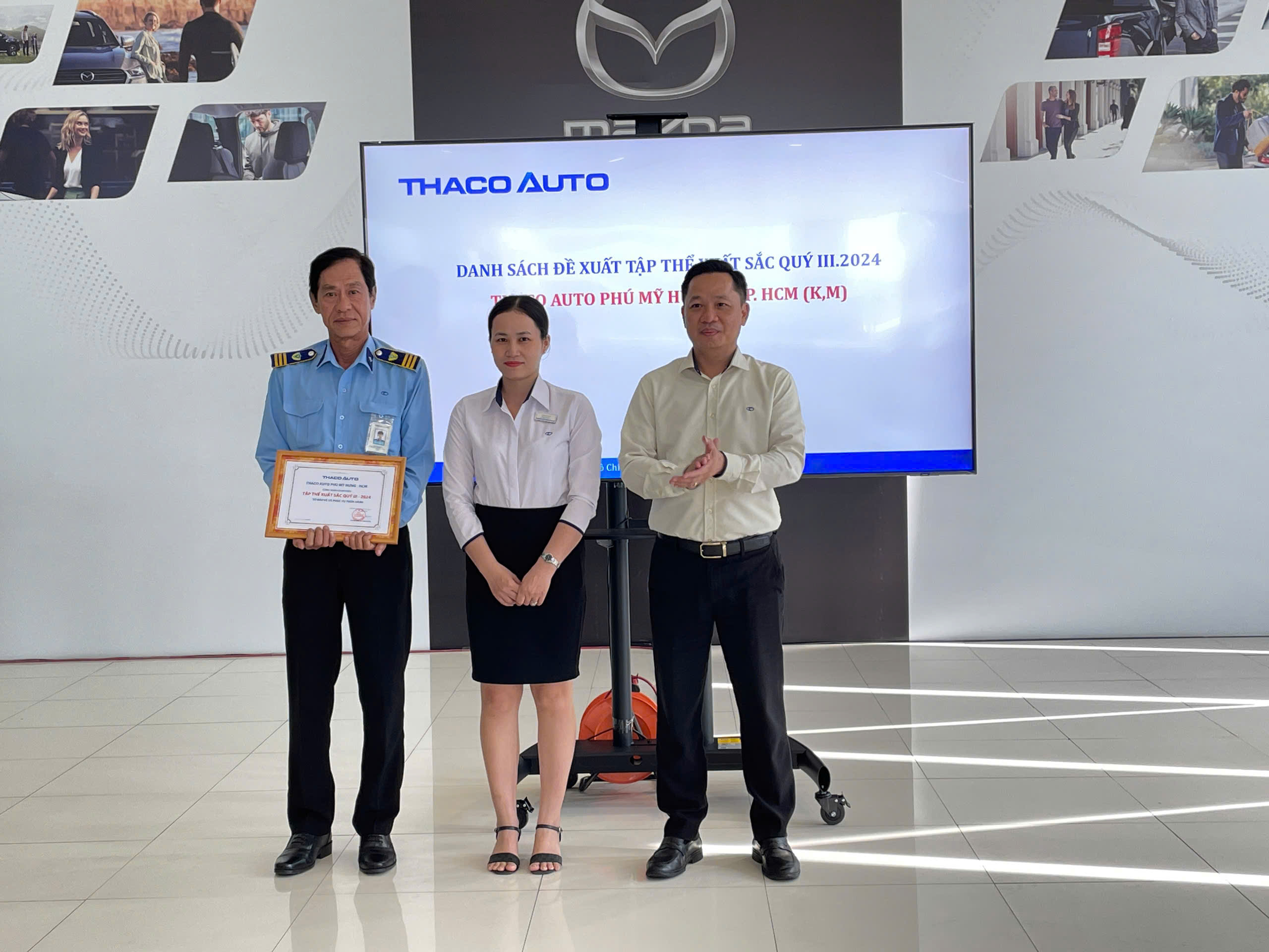 Lễ chào cờ tháng 10: THACO AUTO PHÚ MỸ HƯNG sẵn sàng bứt phá trong Quý IV/2024