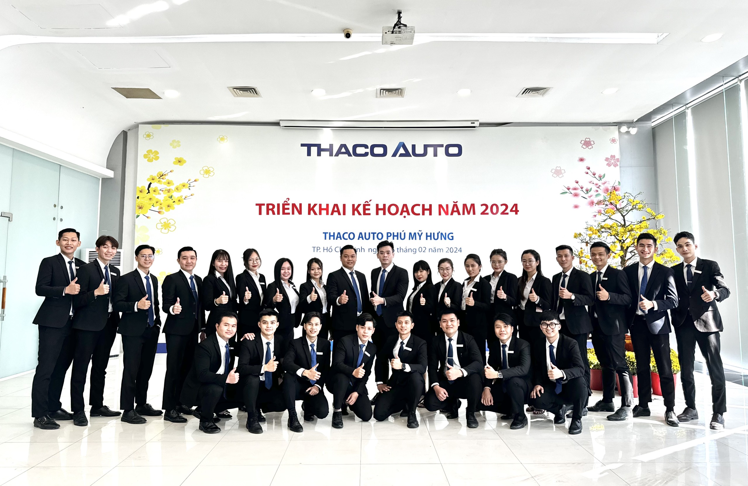 CBNV THACO AUTO Phú Mỹ Hưng phấn khởi trở lại làm việc sau Tết Nguyên đán 2024